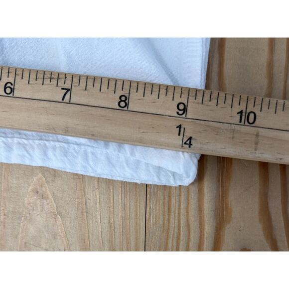 Seaspice Resort Wear Size XL Pull On Pants White Peruvian Cotton Embroidered - Picture 7 of 8